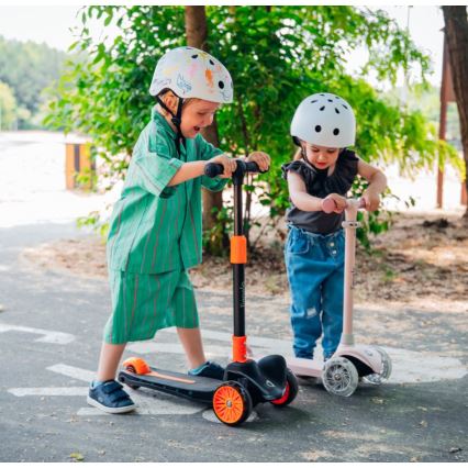 Lionelo - JESSY Kids' Scooter, Pink, 3xAA