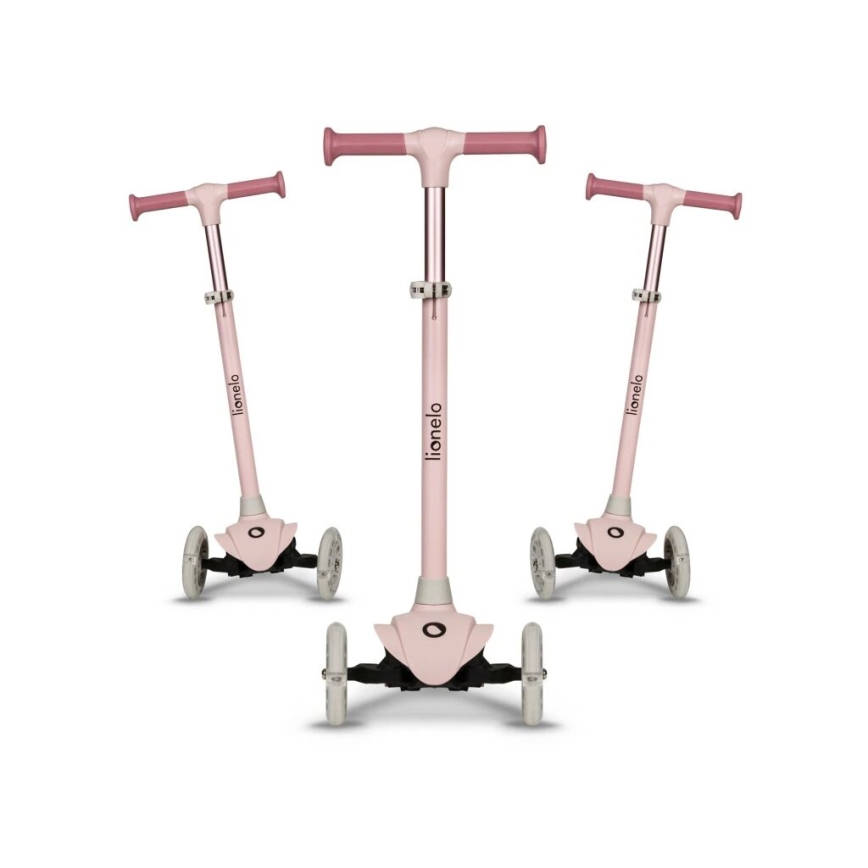 Lionelo - JESSY Kids' Scooter, Pink, 3xAA