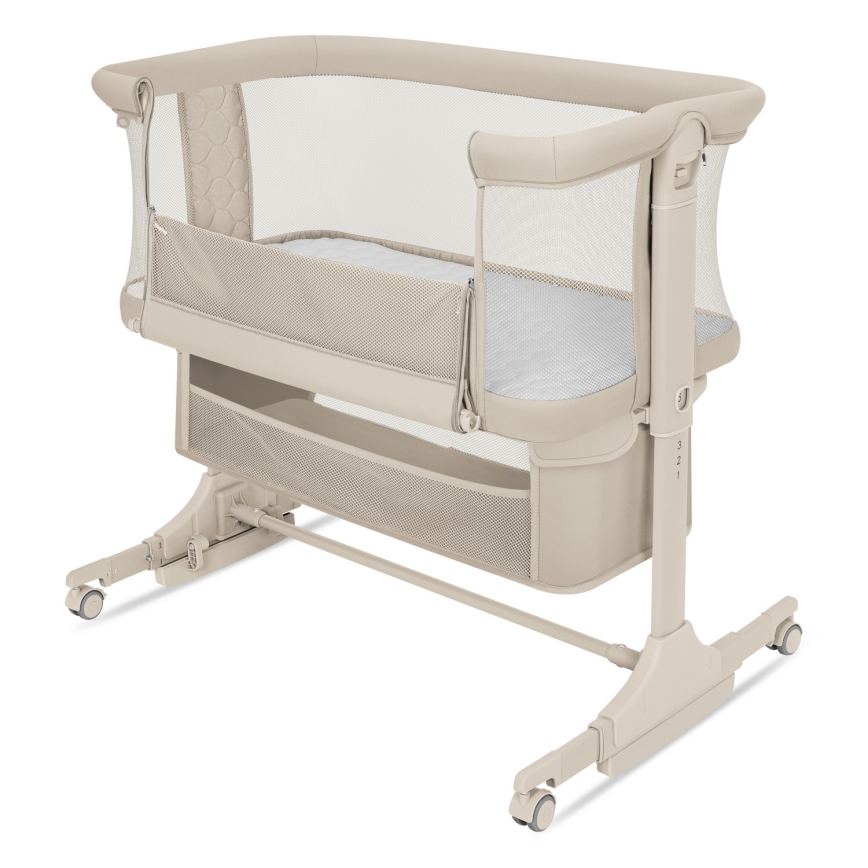 Lionelo - JODIE 3-in-1 Baby Cot Beige Cream