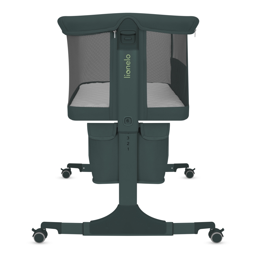 Lionelo - JODIE 3-in-1 Baby Cot Green Graphite