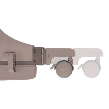 Lionelo - JODIE 3-in-1 Baby Crib, Beige Taupe