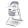 Lionelo - Kids' dining chair NILES Grey 4xAA