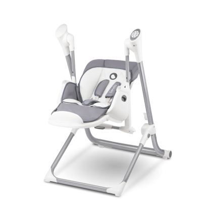 Lionelo - Kids' dining chair NILES Grey 4xAA