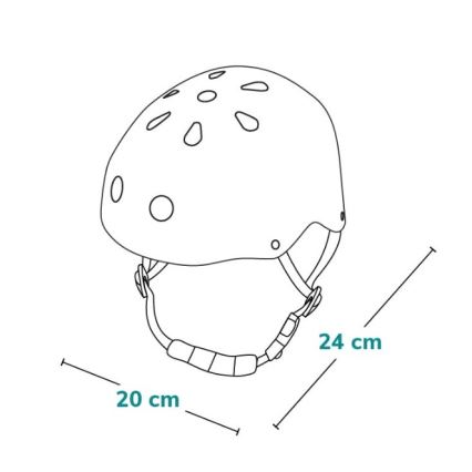 Lionelo - Kids' Helmet HELMET White