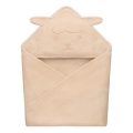 Lionelo - Kids' hooded towel MUSLIN HOODED TOWEL Beige Cappuccino