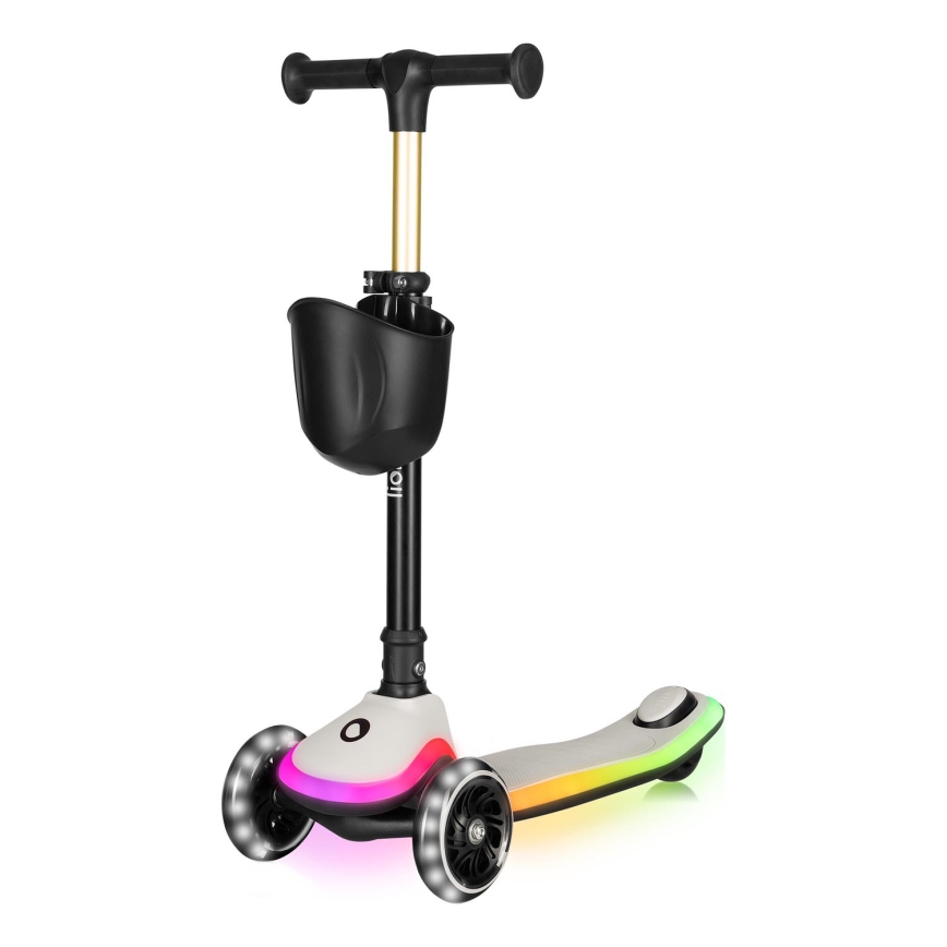 Lionelo - Kids' Scooter MEY 3xAAA Beige Sand