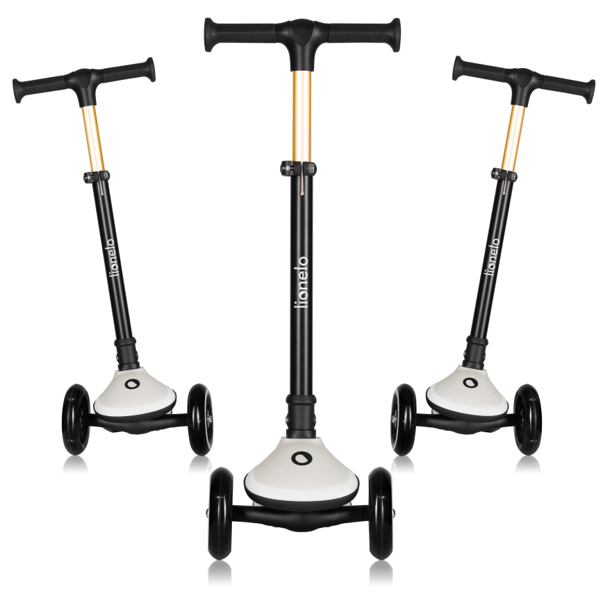 Lionelo - Kids' Scooter MEY 3xAAA Beige Sand