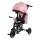 Lionelo - Kids' Tricycle TRIS PLUS Pink Rose
