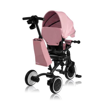 Lionelo - Kids' Tricycle TRIS PLUS Pink Rose