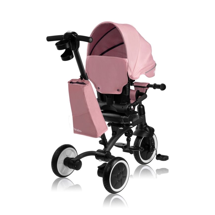 Lionelo - Kids' Tricycle TRIS PLUS Pink Rose