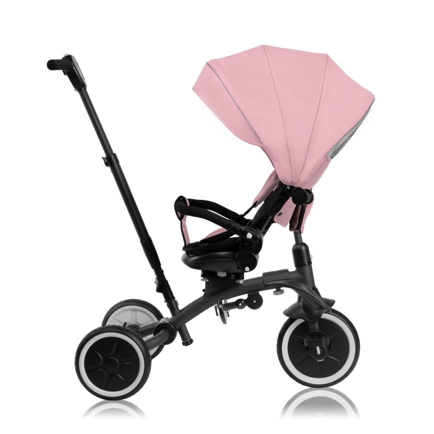 Lionelo - Kids' Tricycle TRIS PLUS Pink Rose