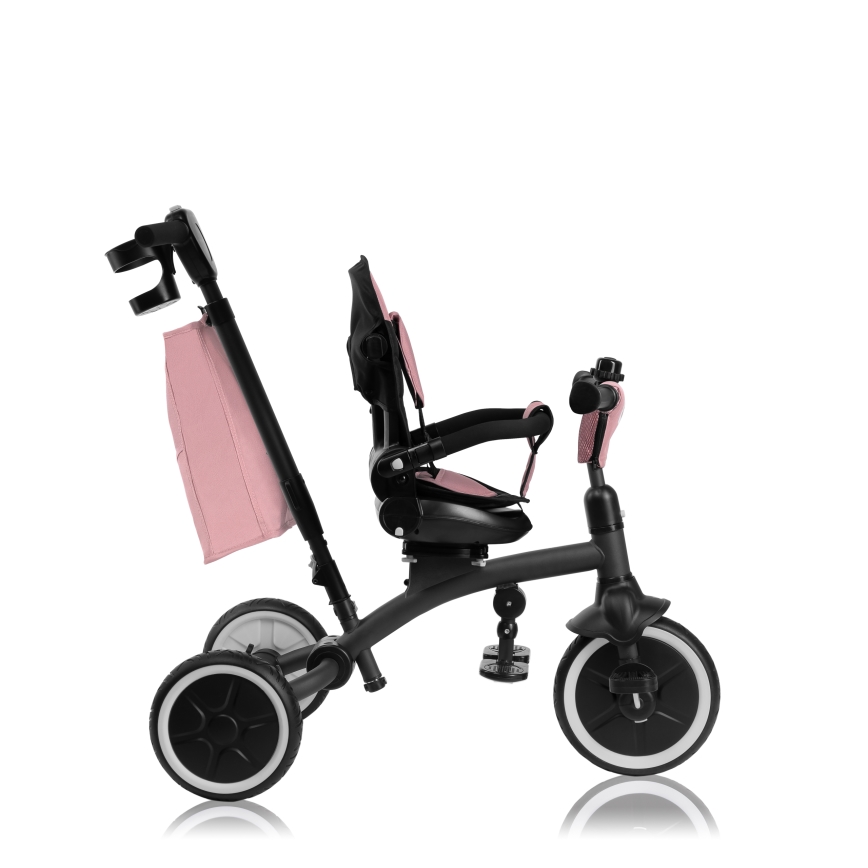 Lionelo - Kids' Tricycle TRIS PLUS Pink Rose