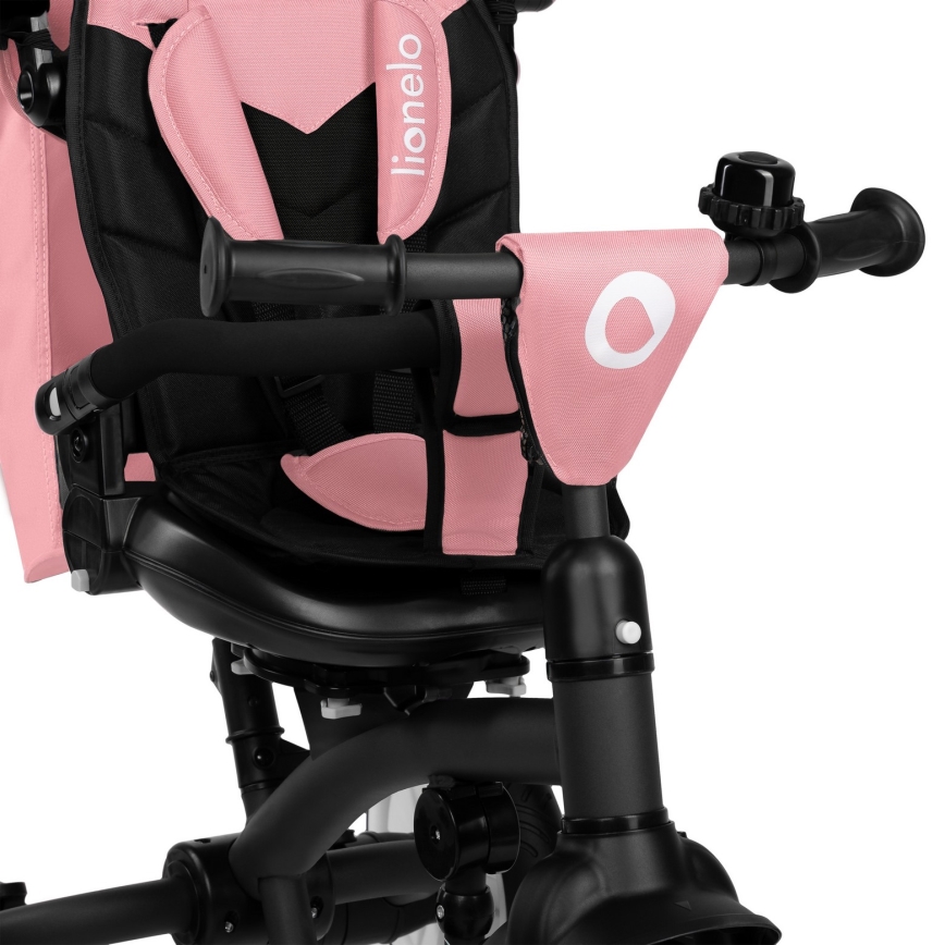 Lionelo - Kids' Tricycle TRIS PLUS Pink Rose