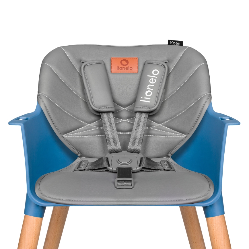 Lionelo - KOEN 2-in-1 Children's Dining Chair Blue Sky