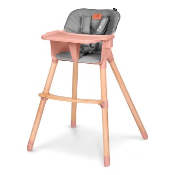 Lionelo - KOEN 2-in-1 Children's Dining Chair, Pink Rose