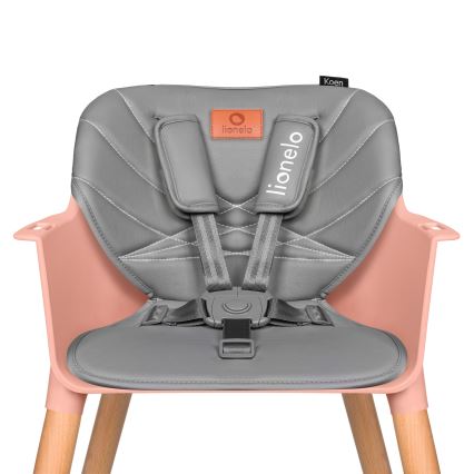 Lionelo - KOEN 2-in-1 Children's Dining Chair, Pink Rose
