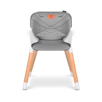 Lionelo - KOEN 2-in-1 Children's Highchair Grey Stone