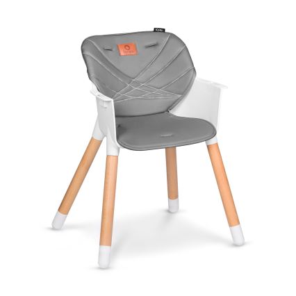 Lionelo - KOEN 2-in-1 Children's Highchair Grey Stone