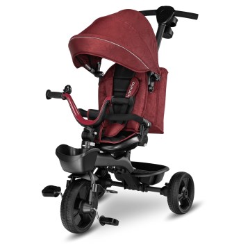 Lionelo KORI Red Burgundy - Children's Tricycle
