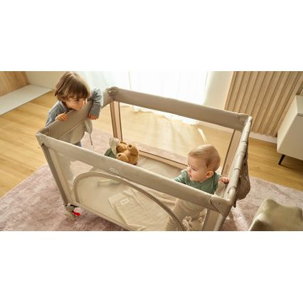 Lionelo - LAURA Travel Cot Beige Sand