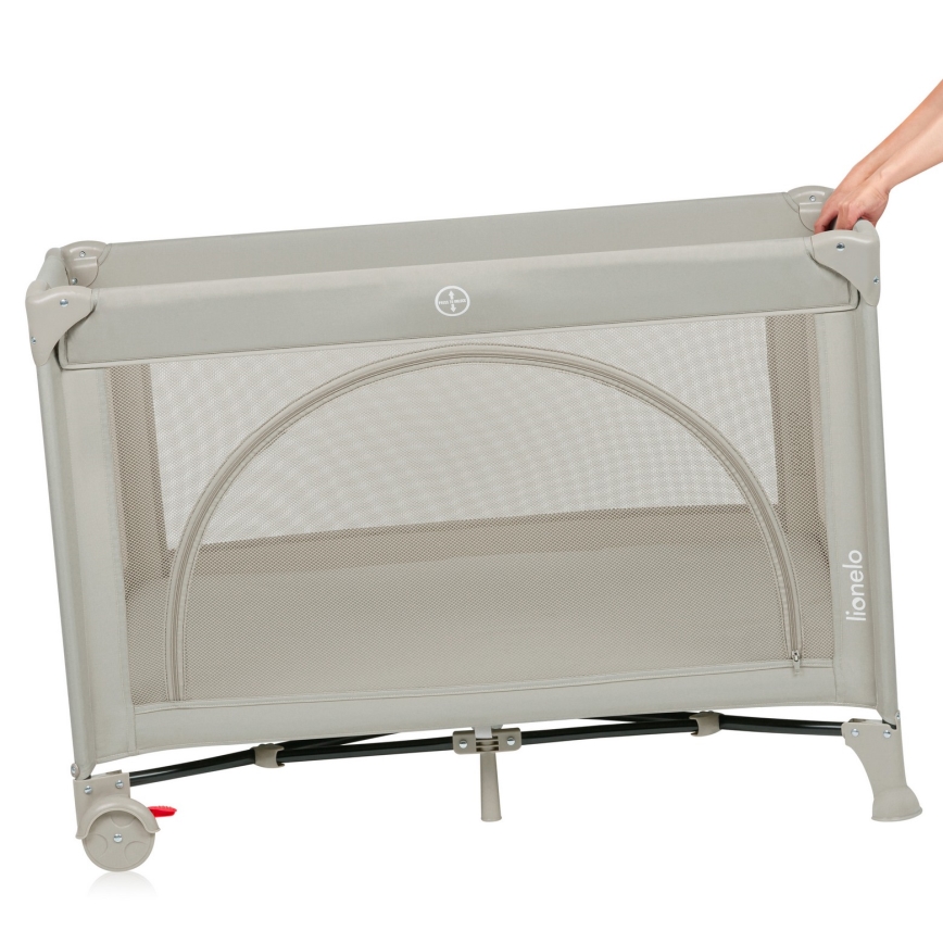 Lionelo - LAURA Travel Cot Beige Sand