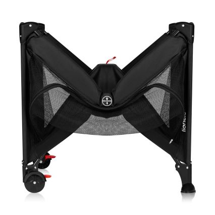 Lionelo - LAURA Travel Cot Black Carbon