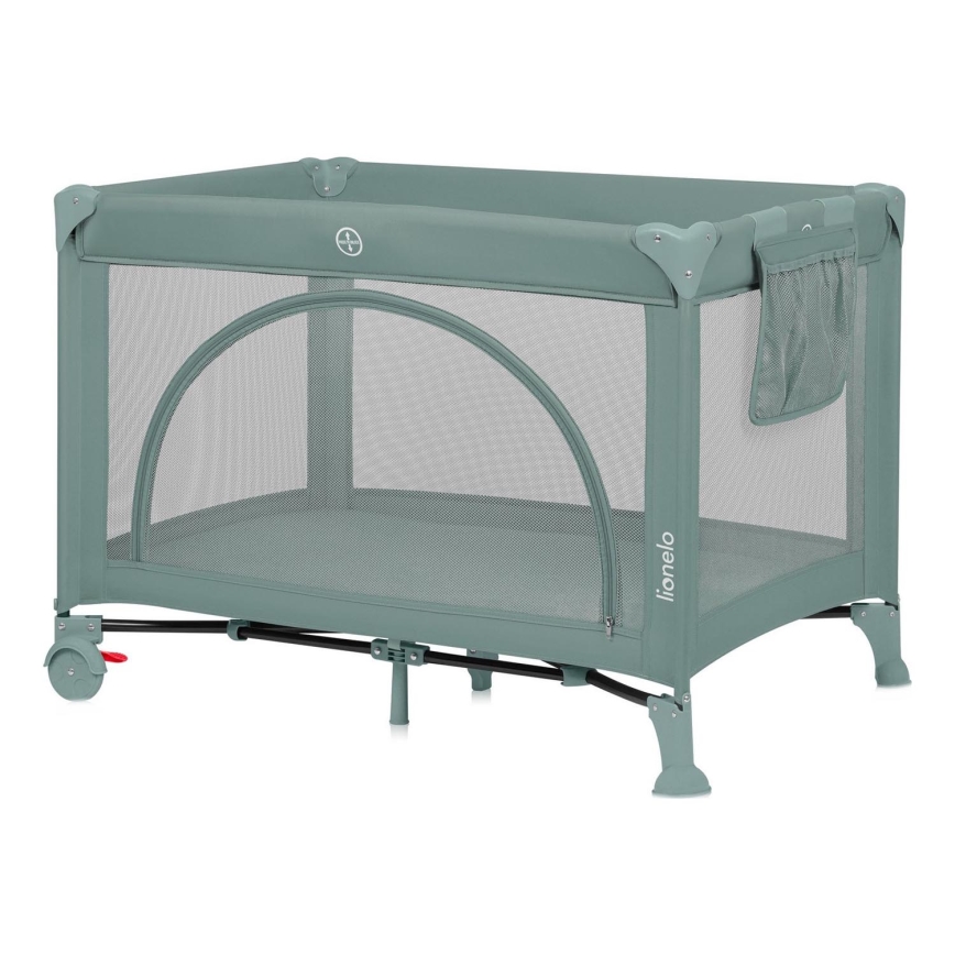Lionelo - LAURA Travel Cot Green Sage
