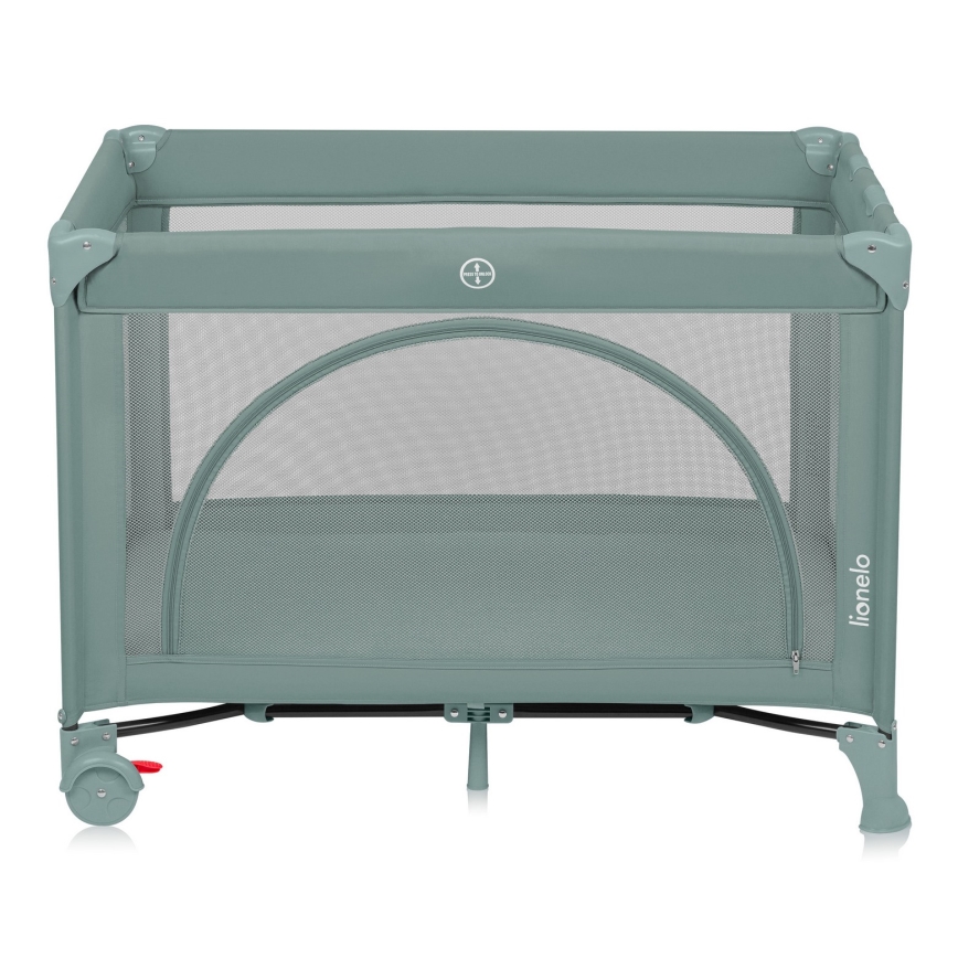 Lionelo - LAURA Travel Cot Green Sage