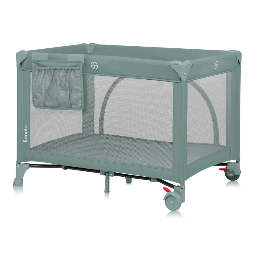 Lionelo - LAURA Travel Cot Green Sage