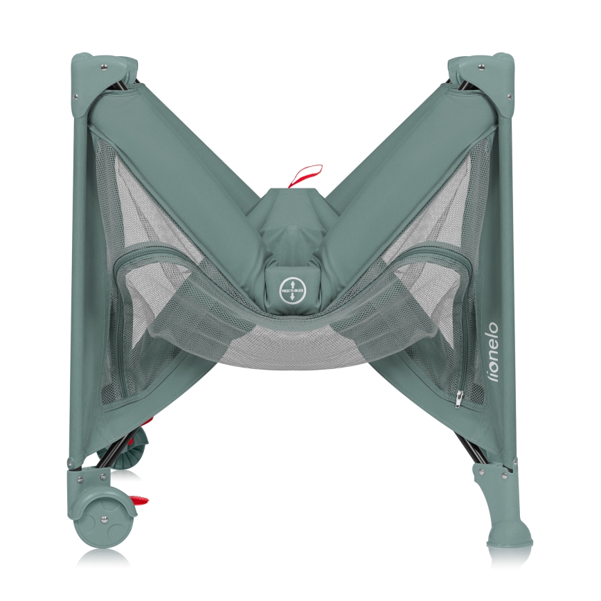 Lionelo - LAURA Travel Cot Green Sage