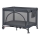 Lionelo - LAURA Travel Cot Grey Concrete