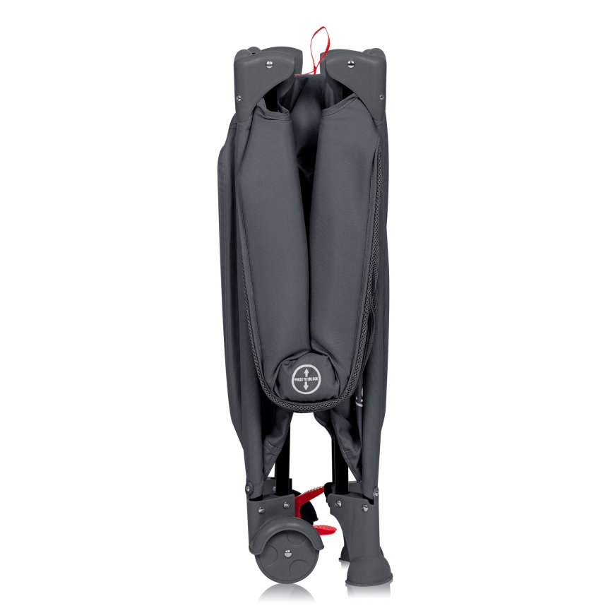 Lionelo - LAURA Travel Cot Grey Concrete