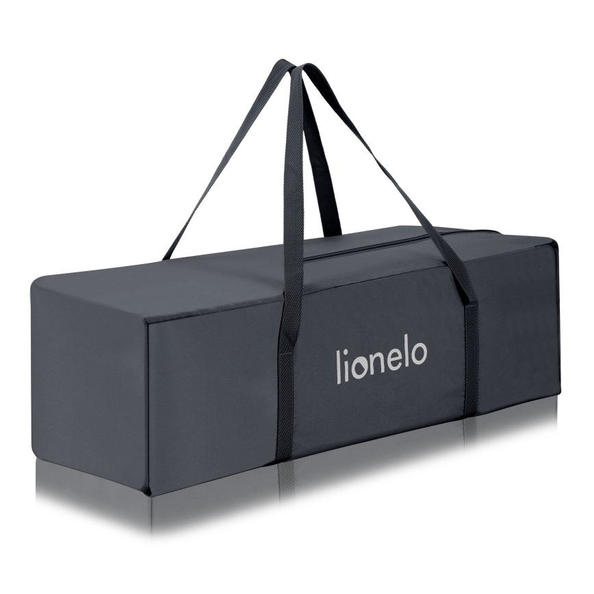 Lionelo - LAURA Travel Cot Grey Concrete