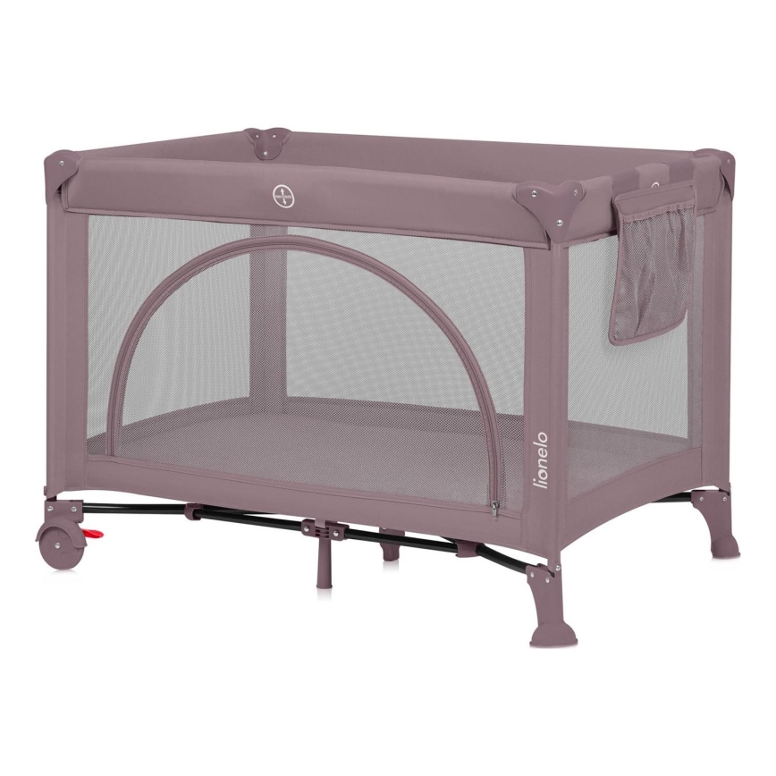 Lionelo - LAURA Travel Cot Pink Nude
