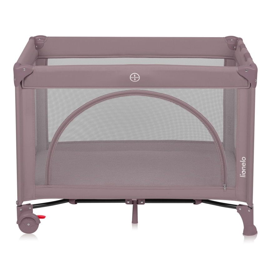 Lionelo - LAURA Travel Cot Pink Nude
