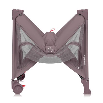 Lionelo - LAURA Travel Cot Pink Nude
