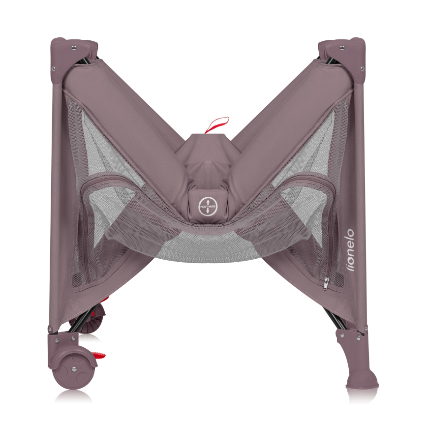 Lionelo - LAURA Travel Cot Pink Nude