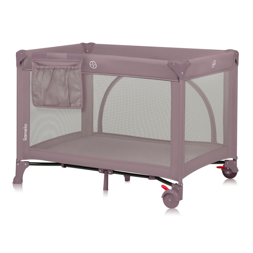 Lionelo - LAURA Travel Cot Pink Nude