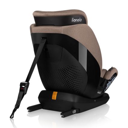 Lionelo - LAVENDER i-Size Car Seat with Rotating Base 76-150 cm Beige Latte