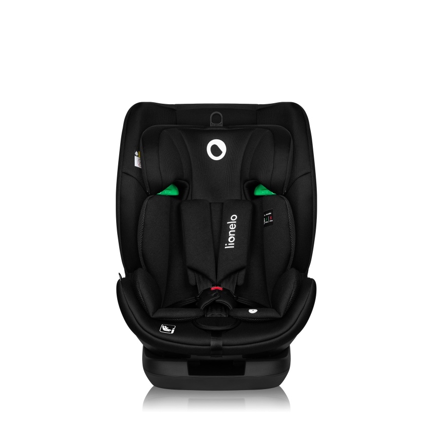 Lionelo - LAVENDER i-Size Rotating Car Seat with Base 76-150 cm Black Carbon