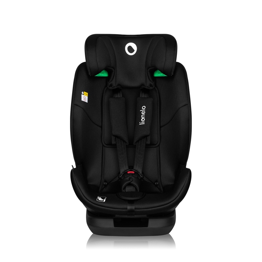 Lionelo - LAVENDER i-Size Rotating Car Seat with Base 76-150 cm Black Carbon