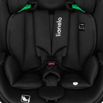 Lionelo - LAVENDER i-Size Rotating Car Seat with Base 76-150 cm Black Carbon