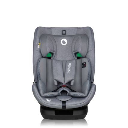 Lionelo - LAVENDER i-Size Rotating Car Seat with Base 76-150 cm Grey Stone