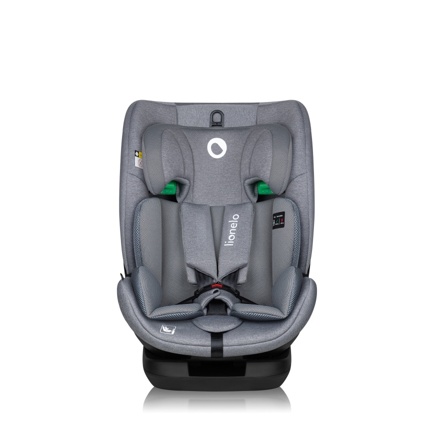 Lionelo - LAVENDER i-Size Rotating Car Seat with Base 76-150 cm Grey Stone