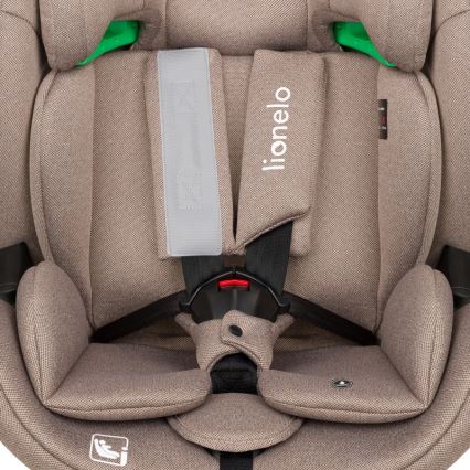 Lionelo - LAVENDER i-Size Swivel Car Seat with Base, 76-150 cm, Beige Latte