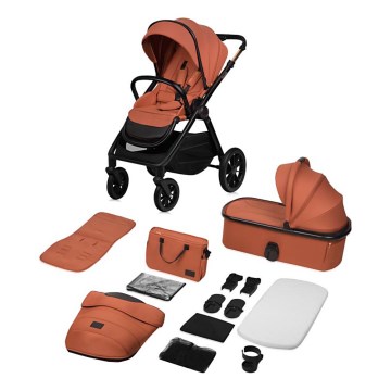 Lionelo - LAYLA 2-in-1 Combination Stroller Brown Rust