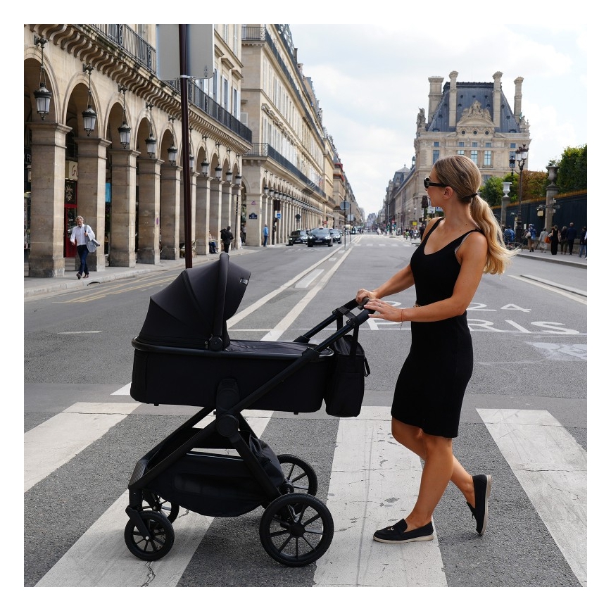 Lionelo - LAYLA 2-in-1 Stroller Black Onyx