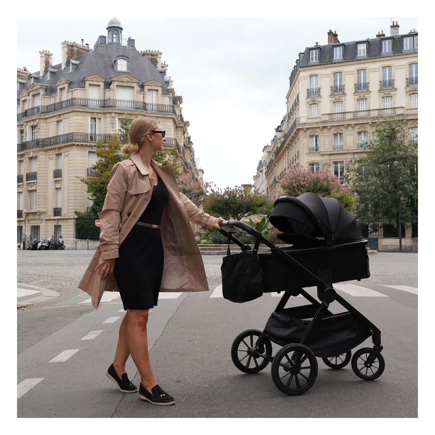 Lionelo - LAYLA 2-in-1 Stroller Black Onyx