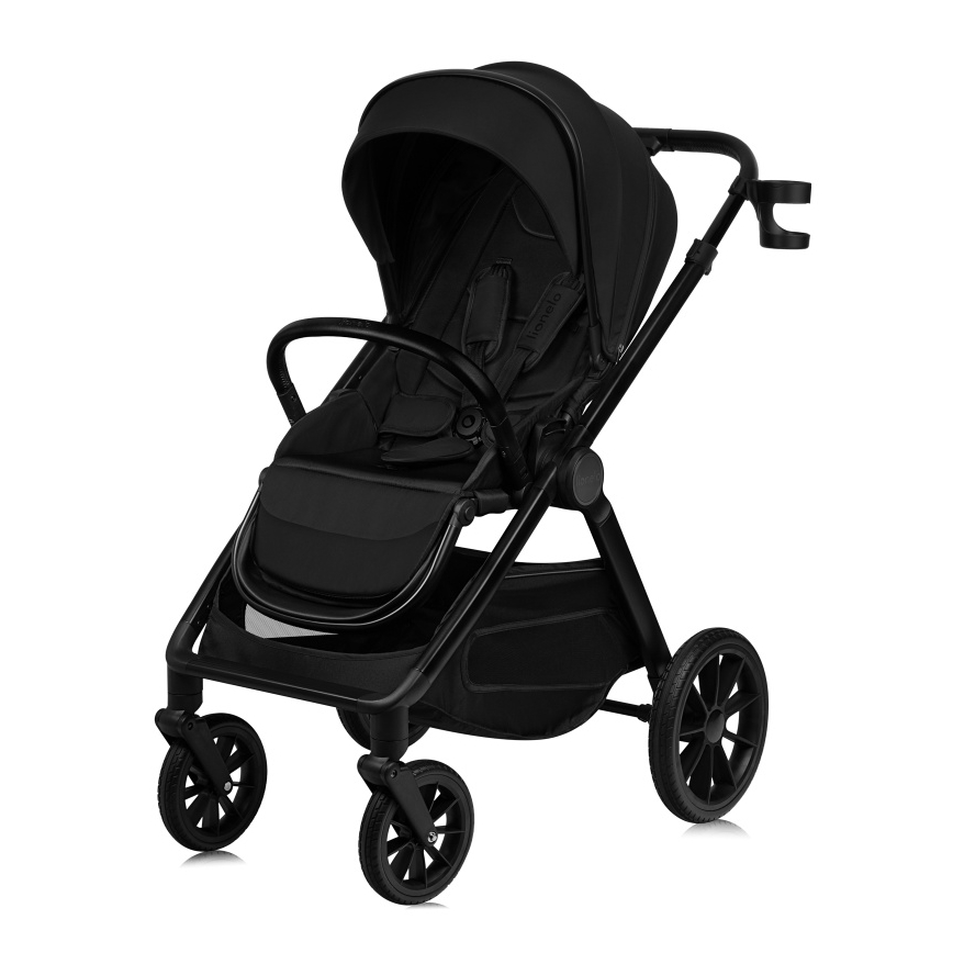 Lionelo - LAYLA 3-in-1 Combination Stroller, Black Onyx