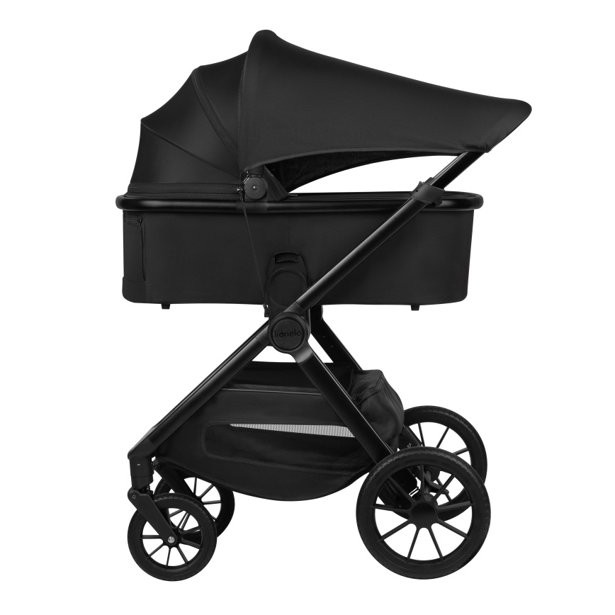 Lionelo - LAYLA 3-in-1 Combination Stroller, Black Onyx